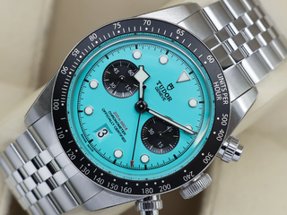 GENTS TUDOR BLACK BAY CHRONO FLAMINGO BLUE 79360N STAINLESS STEEL UNWORN 2026 UK B&P
