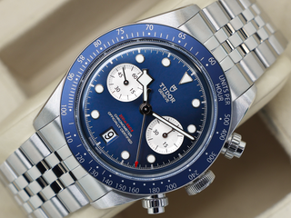 GENTS TUDOR BLACK BAY CHRONO 79360B STAINLESS STEEL WARRANTY 2025 B&P
