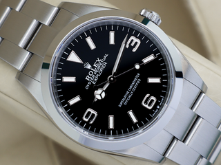 GENTS ROLEX EXPLORER I 36mm 124270 STAINLESS STEEL BLACK DIAL UNWORN 2024 UK B&P
