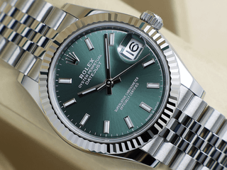 LADIES ROLEX DATEJUST MIDSIZE 31mm 278274 STAINLESS STEEL MINT GREEN DIAL UNWORN 2026 UK B&P