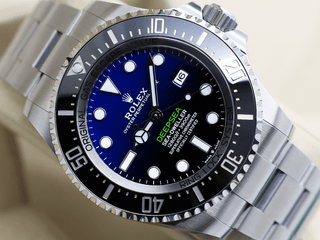 GENTS ROLEX DEEPSEA SEA-DWELLER D-BLUE 126660 JAMES CAMERON STAINLESS STEEL WARRANTY STICKERS 2022 B&P