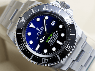 GENTS ROLEX DEEPSEA SEA-DWELLER D-BLUE 126660 JAMES CAMERON STAINLESS STEEL WARRANTY STICKERS 2022 B&P