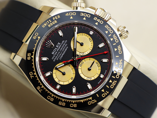 GENTS ROLEX DAYTONA 18ct YELLOW GOLD OYSTERFLEX PAUL NEWMAN 116518LN UNWORN 2023 UK B&P