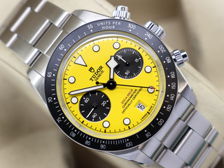GENTS TUDOR BLACK BAY CHRONO BUMBLE BEE YELLOW 79310N STAINLESS STEEL WARRANTY STICKERS 2026 UK B&P