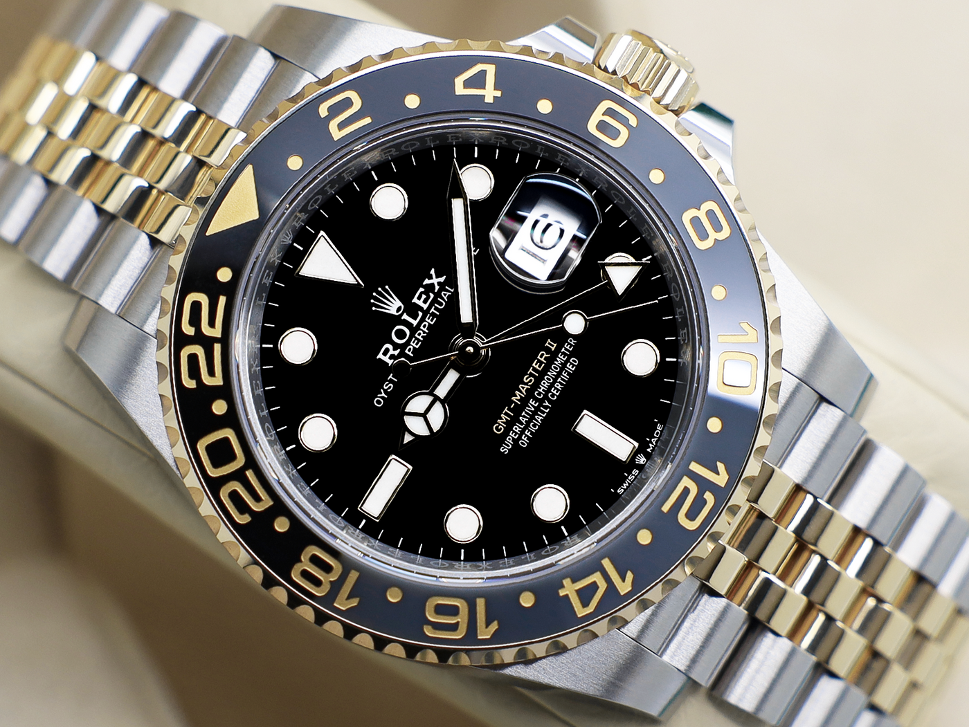 Rolex ROLEX GMT-MASTER II 126713GRNR 18ct YELLOW GOLD/STAINLESS STEEL WARRANTY 2025 UK B&P
