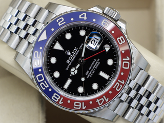 GENTS ROLEX GMT-MASTER II PEPSI MK1 126710BLRO STAINLESS STEEL WARRANTY FULL STICKERS 2018 UK B&P