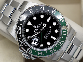 ROLEX GMT-MASTER II LHD SPRITE 126720VTNR STAINLESS STEEL WARRANTY 2022 UK B&P