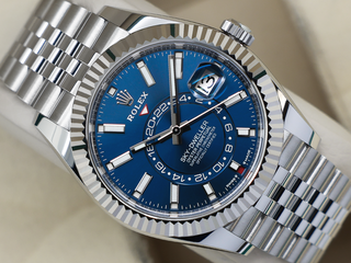 GENTS ROLEX SKY-DWELLER 42mm 336934 STAINLESS STEEL BLUE DIAL UNWORN 2025 UK B&P