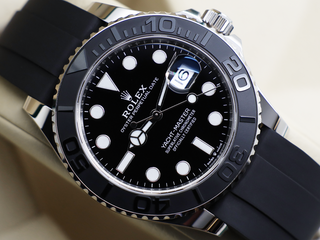 GENTS ROLEX YACHT-MASTER 42mm 226659 18ct WHITE GOLD OYSTERFLEX WARRANTY 2025 UK B&P