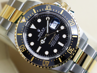 GENTS ROLEX SEA-DWELLER 43mm 126603 YELLOW GOLD STAINLESS STEEL WARRANTY 2023 UK B&P
