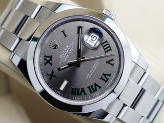 GENTS ROLEX DATEJUST 41mm 126300 STAINLESS STEEL WIMBLEDON DIAL UNWORN 2025 UK B&P
