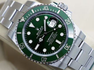 GENTS ROLEX SUBMARINER DATE HULK 40mm 116610LV STAINLESS STEEL WARRANTY 2019 UK B&P