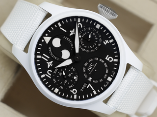 GENTS IWC SCHAFFHAUSEN PERPETUAL CALENDAR BIG PILOT'S TOP GUN LAKE TAHOE 46.5MM IW503008 STAINLESS STEEL WARRANTY 2023 UK B&P
