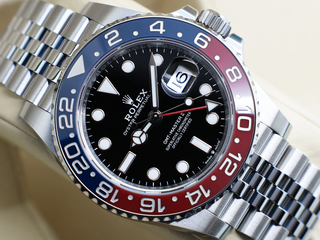 GENTS ROLEX GMT-MASTER II PEPSI 126710BLRO STAINLESS STEEL WARRANTY 2024 UK B&P