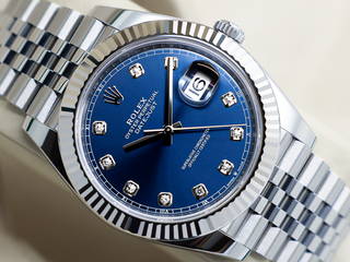 GENTS ROLEX DATEJUST 41mm 126334 STAINLESS STEEL BLUE DIAMOND DIAL UNWORN 2026 UK B&P