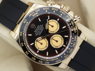 GENTS ROLEX DAYTONA 18ct YELLOW GOLD OYSTERFLEX PAUL NEWMAN 126518LN NEW MODEL UNWORN 2025 UK B&P
