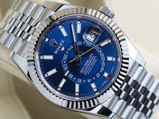 GENTS ROLEX SKY-DWELLER 42mm 326934 STAINLESS STEEL BLUE DIAL WARRANTY 2022 UK B&P