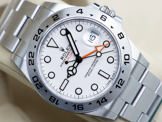 GENTS ROLEX EXPLORER II 42mm 226570 STAINLESS STEEL 'POLAR' WHITE DIAL WARRANTY 2025 UK B&P