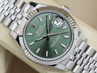 LADIES ROLEX DATEJUST MIDSIZE 31mm 278274 STAINLESS STEEL MINT GREEN DIAL UNWORN 2025 UK B&P
