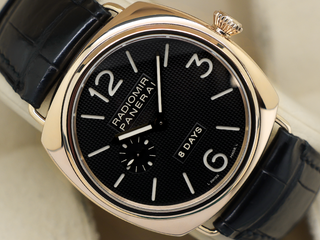 GENTS PANERAI RADIOMIR 45MM 18CT PINK GOLD PAM00197 WARRANTY 2010 UK B&P