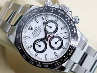 GENTS ROLEX DAYTONA PANDA 116500LN STAINLESS STEEL WHITE DIAL UNWORN 2022 UK B&P