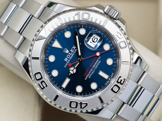 GENTS ROLEX YACHT-MASTER 40 126622 STAINLESS STEEL BLUE DIAL WARRANTY 2019 UK B&P