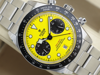 GENTS TUDOR BLACK BAY CHRONO BUMBLE BEE YELLOW 79310N STAINLESS STEEL WARRANTY STICKERS 2026 UK B&P