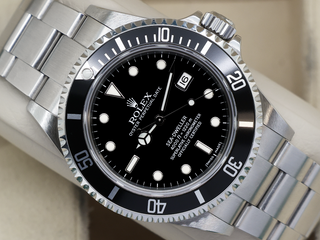 GENTS ROLEX SEA-DWELLER 40mm 16600 STAINLESS STEEL UNPOLISHED WARRANTY 2004 UK B&P