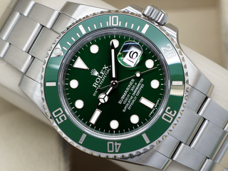 GENTS ROLEX SUBMARINER DATE HULK 40mm 116610LV STAINLESS STEEL WARRANTY 2015 UK B&P