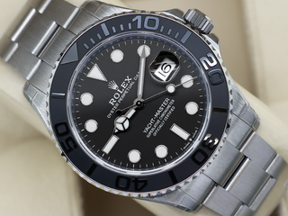 GENTS ROLEX YACHT-MASTER 42MM 226627 TITANIUM OYSTER BRACELET MATT BLACK DIAL UNWORN FULL STICKERS 2025 UK B&P