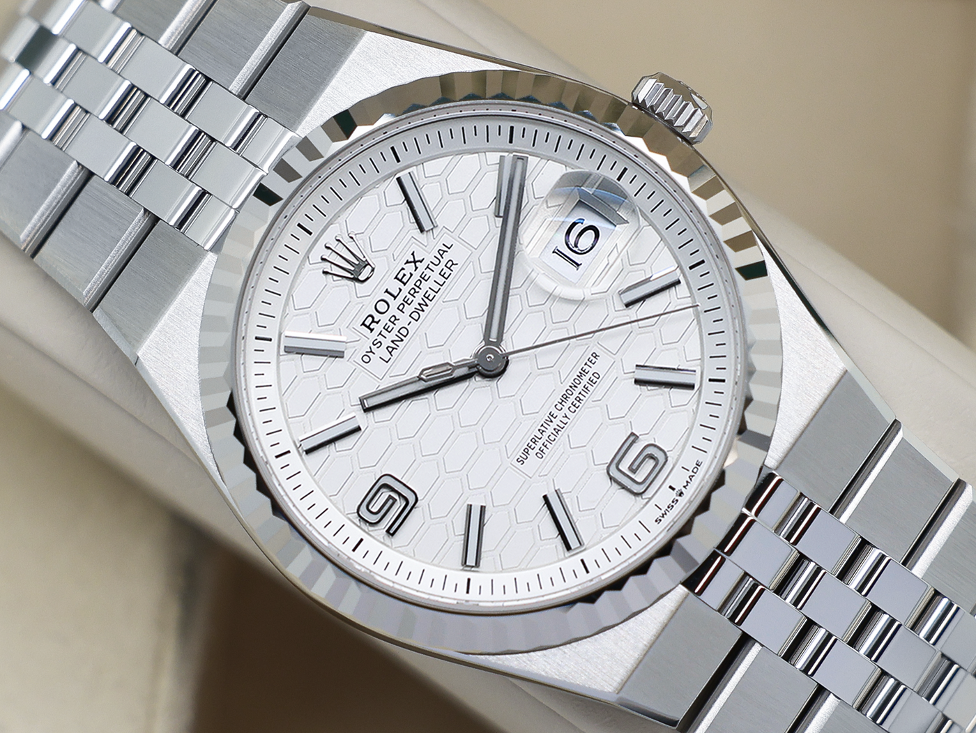 Rolex ROLEX LAND-DWELLER 36mm 127234 STAINLESS STEEL WHITE DIAL UNWORN 2026 UK B&P