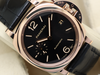 GENTS PANERAI LUMINOR DUE 38MM 18CT ROSE GOLD PAM01029 WARRANTY 2025 UK B&P