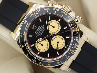 GENTS ROLEX DAYTONA 18ct YELLOW GOLD OYSTERFLEX PAUL NEWMAN 126518LN NEW MODEL UNWORN 2025 UK B&P