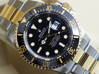 GENTS ROLEX SEA-DWELLER 43mm 126603 YELLOW GOLD STAINLESS STEEL WARRANTY 2023 UK B&P