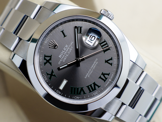GENTS ROLEX DATEJUST 41mm 126300 STAINLESS STEEL WIMBLEDON DIAL UNWORN 2025 UK B&P
