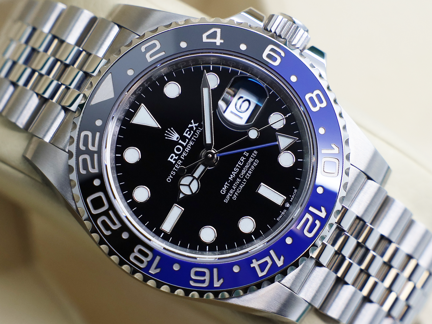 Rolex ROLEX GMT-MASTER II BATGIRL 126710BLNR STAINLESS STEEL WARRANTY 2025 UK B&P