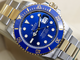 GENTS ROLEX SUBMARINER DATE 41mm 126613LB 18ct GOLD/STEEL BLUE DIAL WARRANTY STICKERS 2025 UK B&P