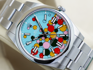 GENTS ROLEX OYSTER PERPETUAL 41mm 124300 STAINLESS STEEL CELEBRATION DIAL WARRANTY 2023 UK B&P