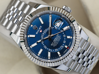 GENTS ROLEX SKY-DWELLER 42mm 336934 STAINLESS STEEL BLUE DIAL UNWORN 2025 UK B&P