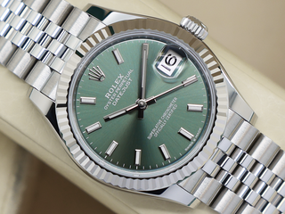 LADIES ROLEX DATEJUST MIDSIZE 31mm 278274 STAINLESS STEEL MINT GREEN DIAL UNWORN 2025 UK B&P