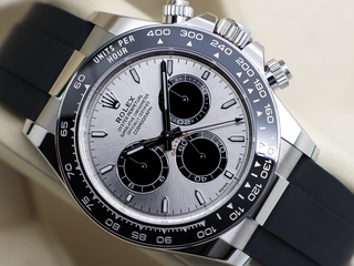 GENTS ROLEX DAYTONA 18ct WHITE GOLD OYSTERFLEX GHOST 126519LN NEW MODEL WARRANTY STICKERS 2024 UK B&P