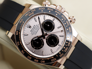 GENTS ROLEX DAYTONA 18ct ROSE GOLD OYSTERFLEX 126515LN SUNDUST DIAL NEW MODEL UNWORN 2026 UK B&P