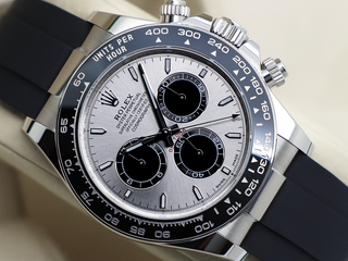 GENTS ROLEX DAYTONA 18ct WHITE GOLD OYSTERFLEX GHOST 126519LN WARRANTY 2025 UK B&P