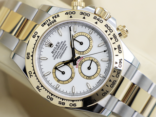GENTS ROLEX DAYTONA 18ct YELLOW GOLD/STEEL 126503 WHITE DIAL WARRANTY 2024 UK B&P