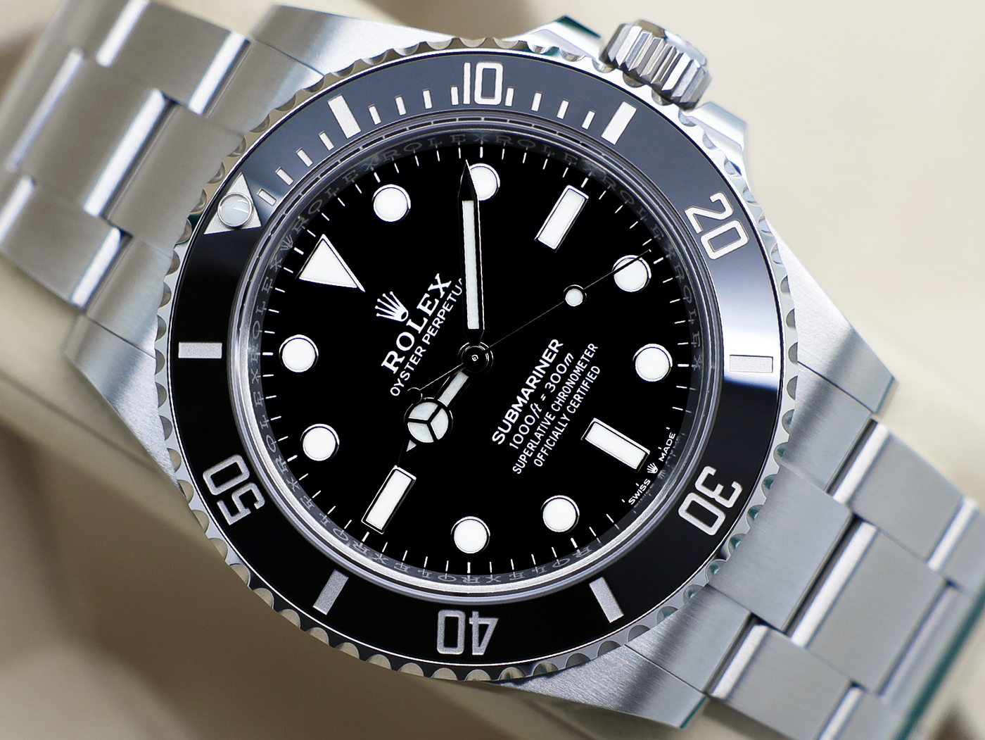 GENTS ROLEX GENTS ROLEX SUBMARINER NON DATE 41mm 124060 STAINLESS STEEL WARRANTY 2026 UK B&P