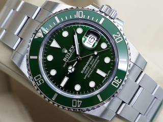 GENTS ROLEX SUBMARINER DATE HULK 40mm 116610LV STAINLESS STEEL WARRANTY 2019 UK B&P