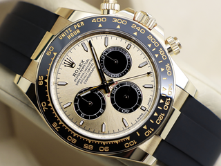 GENTS ROLEX DAYTONA 18ct YELLOW GOLD OYSTERFLEX 'PIKACHU' 126518LN NEW MODEL WARRANTY 2024 UK B&P
