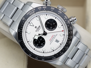 GENTS TUDOR BLACK BAY CHRONO 79360N STAINLESS STEEL WARRANTY 2024 UK B&P