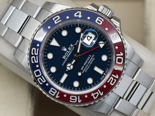 GENTS ROLEX GMT-MASTER II PEPSI 126710BLRO STAINLESS STEEL WARRANTY 2022 UK B&P