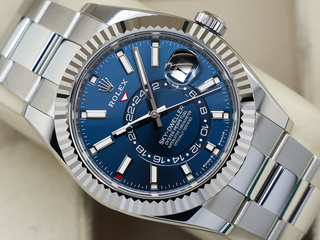 GENTS ROLEX SKY-DWELLER 42mm 336934 STAINLESS STEEL BLUE DIAL UNWORN 2025 UK B&P